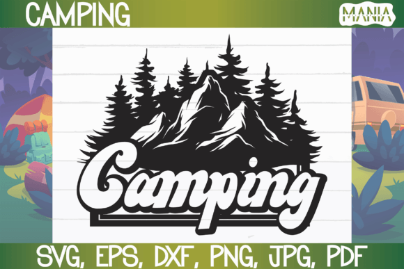 Camping Vintage Svg Cut File: Bringing Retro Outdoors Aesthetic to Your Creative Projects