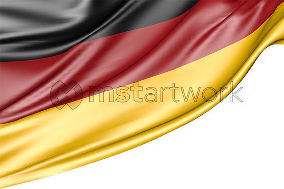 Germany Flag Isolated on White Background: Elevating Visual Communication