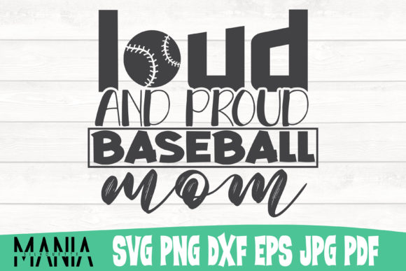 Loud and Proud Baseball Mom SVG: Creative Guide