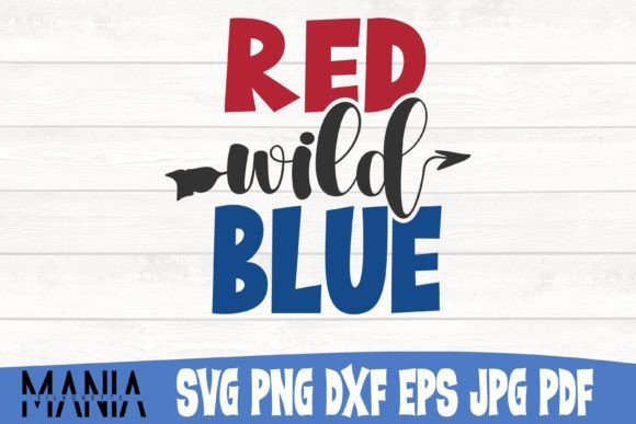 Red Wild Blue SVG Cut File Design Guide