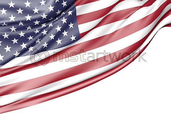 United States of American Flag Isolated: Integrating High-Resolution 3D Assets into Creative Workflows